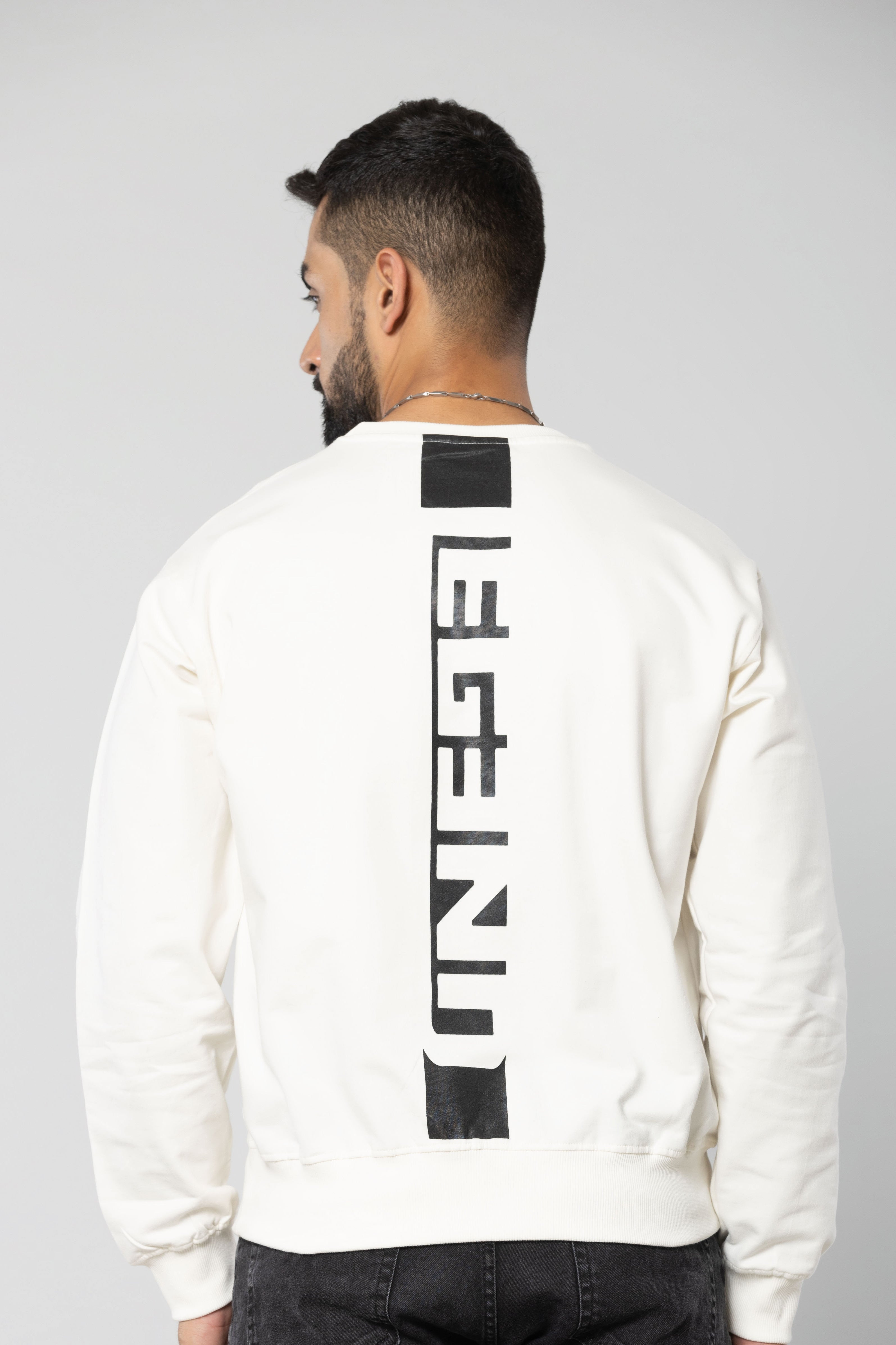 LEGEND - OFF WHITE - Regular Fit Sweatshirt