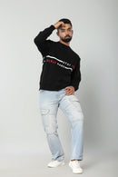 STAY HUMBLE HUSTLE HARD - BLACK - Regular Fit Sweatshirt