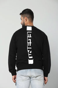 LEGEND - BLACK - Regular Fit Sweatshirt