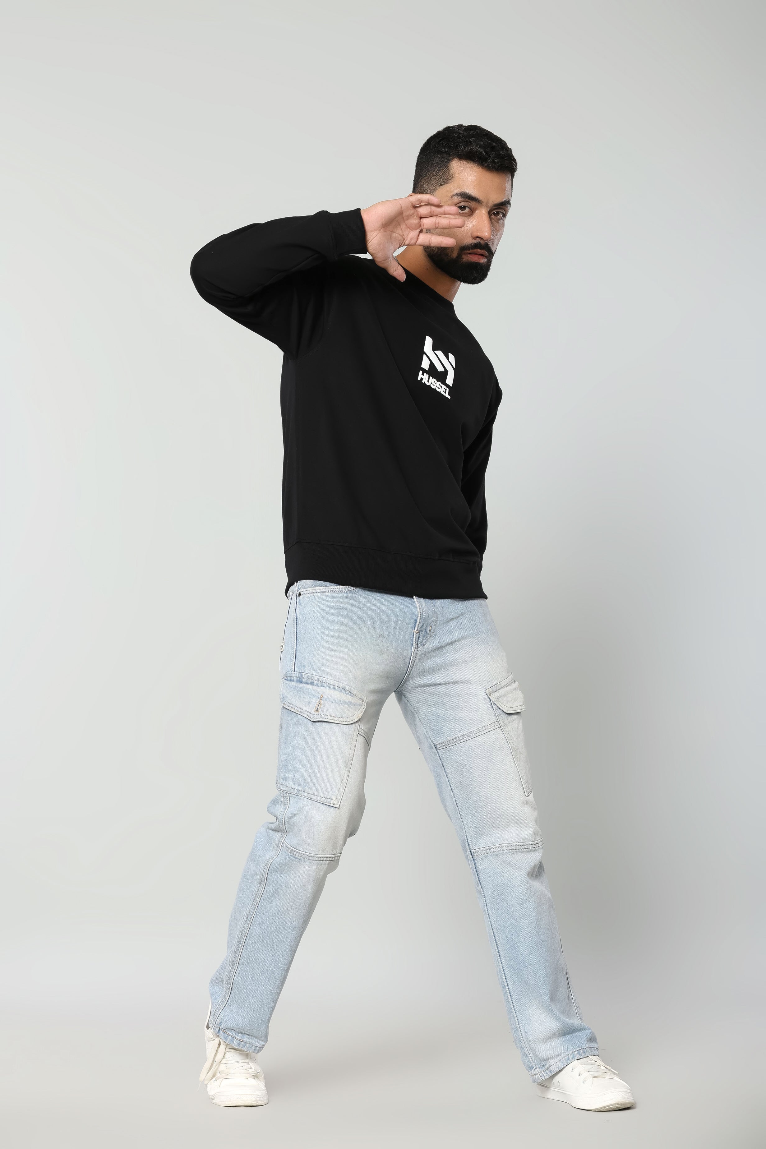 LEGEND - BLACK - Regular Fit Sweatshirt
