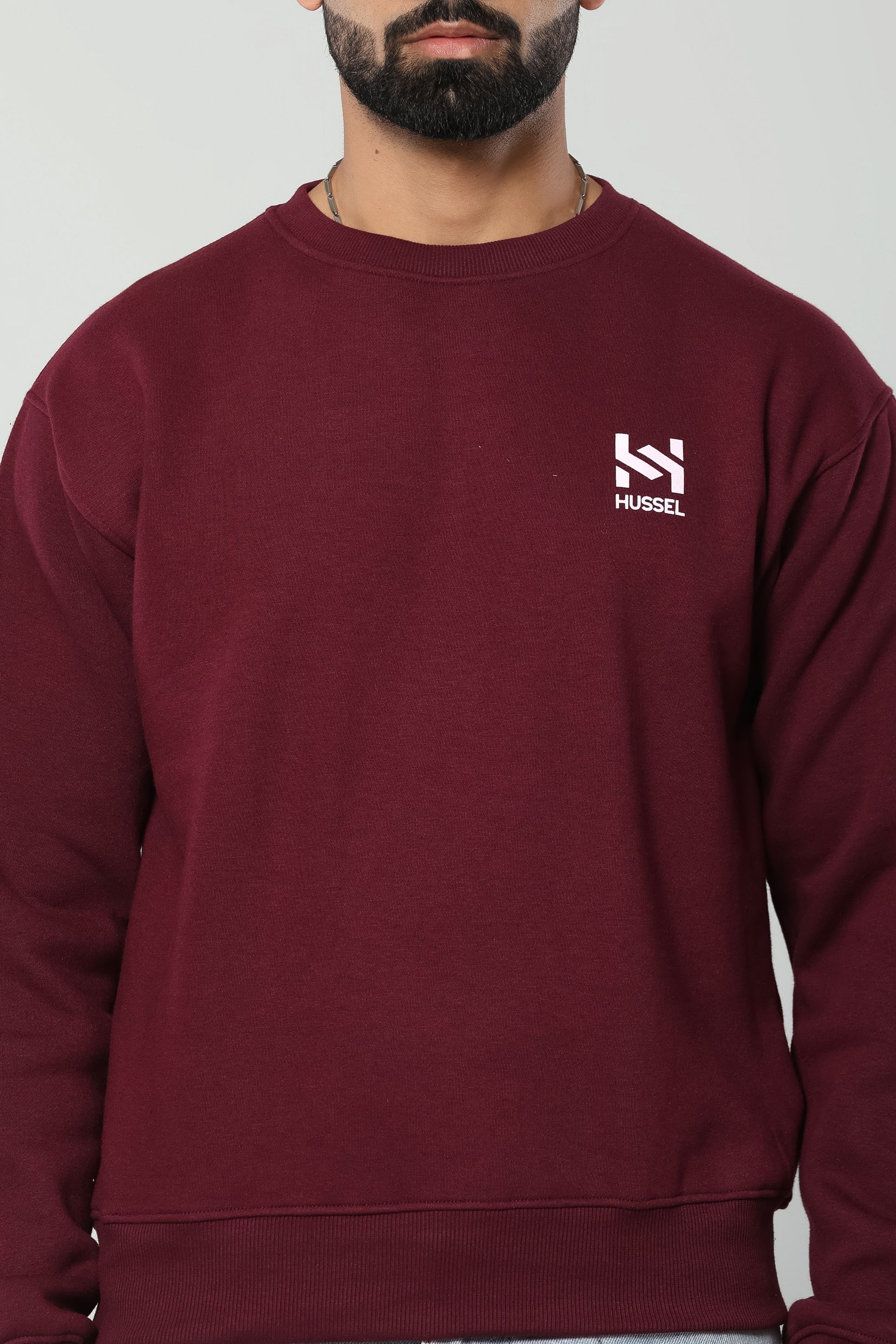 BE A BEAST - WINE - Regular Fit Sweatshirt