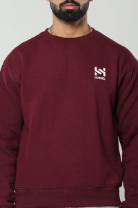 BE A BEAST - WINE - Regular Fit Sweatshirt