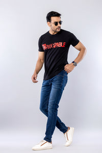 YOU ARE UNSTOPPABLE - BLACK - Regular Fit T-Shirt
