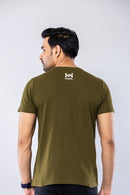 YOU ARE UNSTOPPABLE - MILITARY GREEN - Regular Fit T-Shirt