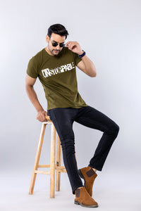 YOU ARE UNSTOPPABLE - MILITARY GREEN - Regular Fit T-Shirt