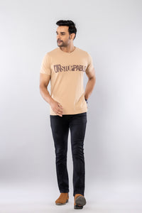 YOU ARE UNSTOPPABLE - BEIGE - Regular Fit T-Shirt