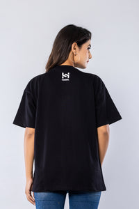 YOU ARE ENOUGH - BLACK - Oversized T-Shirt