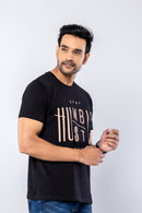 STAY HUMBLE HUSTLE HARD -  BLACK - Regular Fit T-Shirt