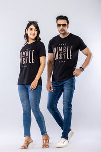 STAY HUMBLE HUSTLE HARD -  BLACK - Regular Fit T-Shirt