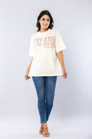 YOU ARE ENOUGH - OFF WHITE - Oversized T-Shirt