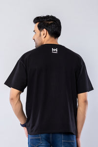 MAKE THINGS HAPPEN - BLACK - Oversized T-Shirt