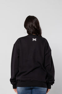 HUSTLER-HUSSEL - BLACK - Oversized Sweatshirt