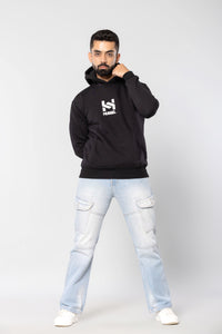 HUSTLER NEVER QUITS - BLACK - Comfort Fit Hoodie