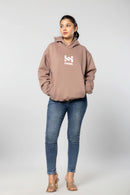 HUSTLER NEVER QUITS - MUSHROOM - Comfort Fit Hoodie