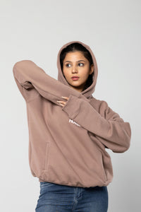 HUSTLER NEVER QUITS - MUSHROOM - Comfort Fit Hoodie