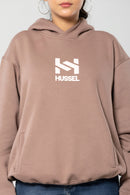 HUSTLER NEVER QUITS - MUSHROOM - Comfort Fit Hoodie