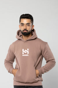 HUSTLER NEVER QUITS - MUSHROOM - Comfort Fit Hoodie