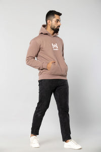 HUSTLER NEVER QUITS - MUSHROOM - Comfort Fit Hoodie