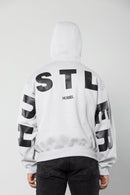 HUSTLER - LIGHT GREY - Oversized Hoodie