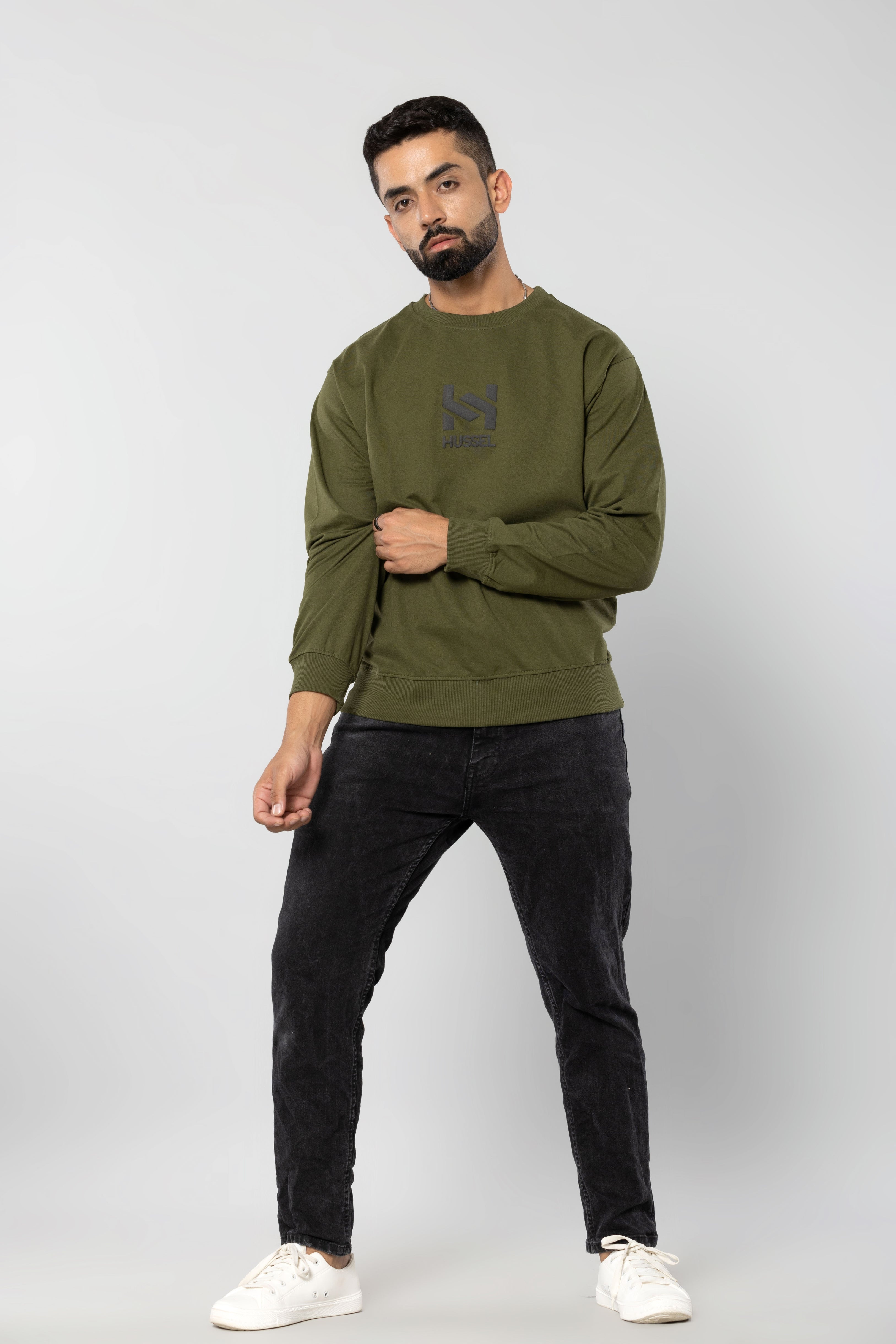 LEGEND - MILITARY GREEN - Regular Fit Sweatshirt