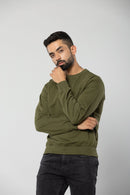 LEGEND - MILITARY GREEN - Regular Fit Sweatshirt