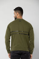 STAY HUMBLE HUSTLE HARD - MILITARY GREEN - Regular Fit Sweatshirt