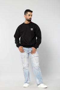 BE A BEAST - BLACK - Regular Fit Sweatshirt