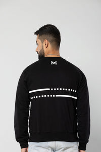 STAY HUMBLE HUSTLE HARD - BLACK - Regular Fit Sweatshirt